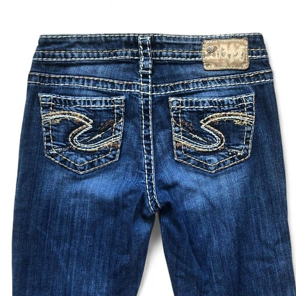 Y2K Silver Jeans Bootcut - Picture 6 of 8